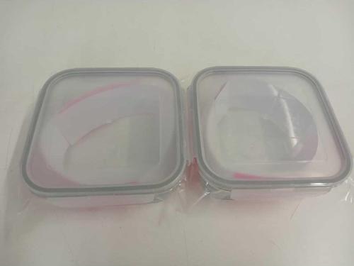 Lav Fresco Cam Kilitli Saklama Kabı 2’Li Set 1150Cc Kare (Frs-249)