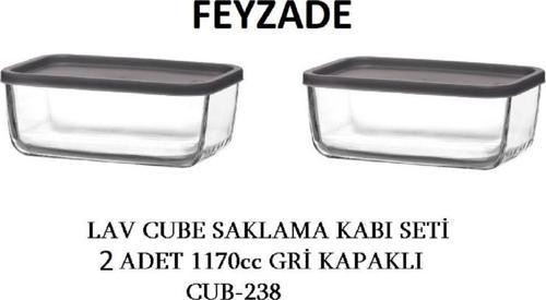 Lav Kahvaltılık Saklama Kabı Seti 2 Adet 1170Cc (Cub-238)