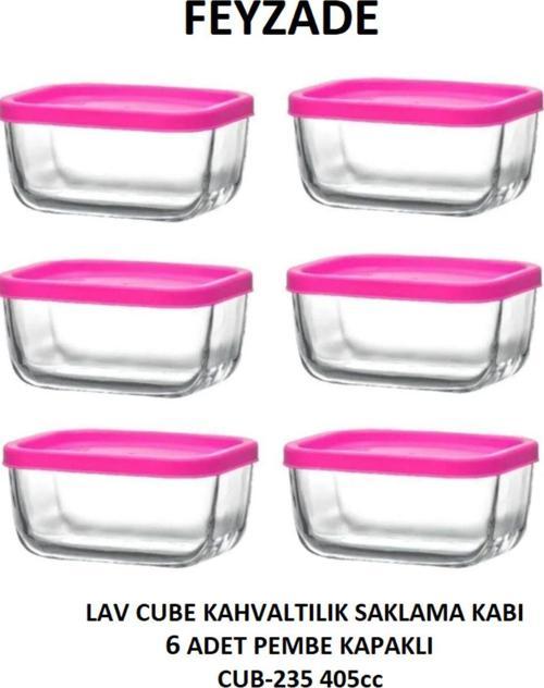 Lav Kahvaltılık Saklama Kabı Seti 6 Adet 405Cc (Cub-235)