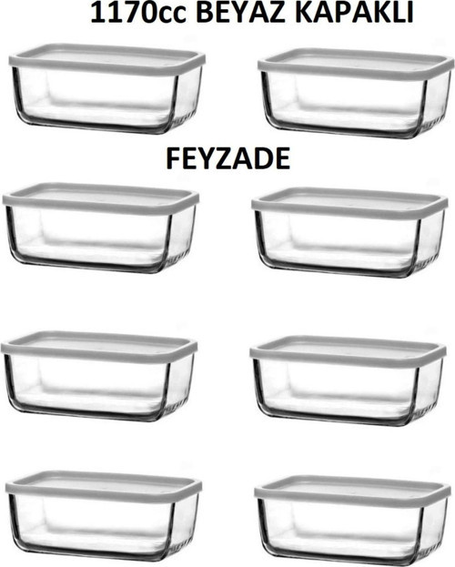 Lav Kahvaltılık Saklama Kabı Seti 8 Adet 1170Cc (Cub-238)