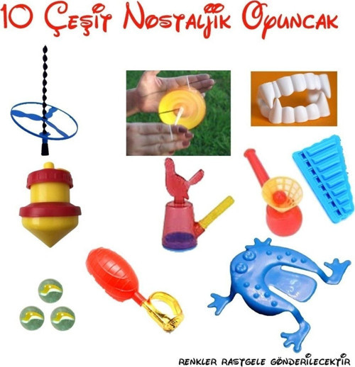 Nostaljik Oyuncak Paketi 10 Çeşit