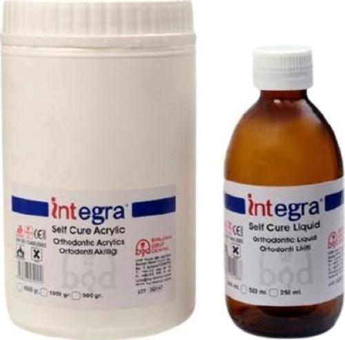 İntegra Ortodonti Akrilik Diş Fakültesi Öğrencileri & Tüm Tamir İşlem, İçin Akrilik  80 GR+50 ML