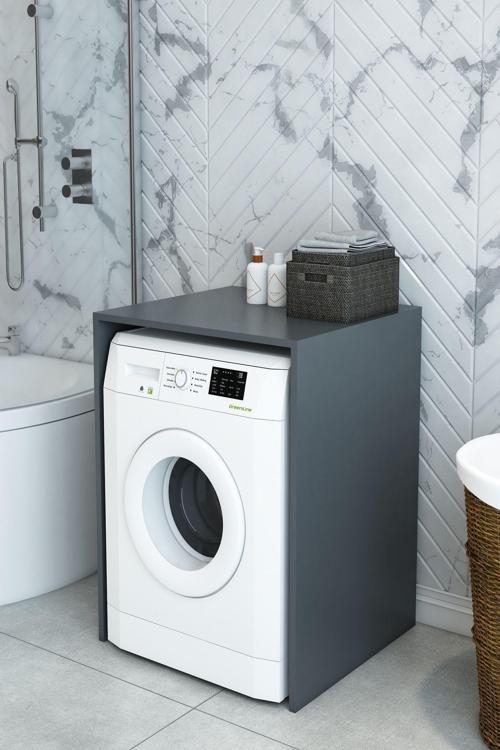 Çamaşır Makinesi Kurutma Makinesı Dolabı Kapaksız Dolap Banyo Dolabı
