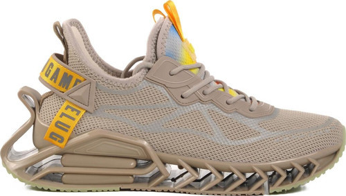 Bej Fileli Hava Alabilen Memory Foam Erkek Sneaker Bright M
