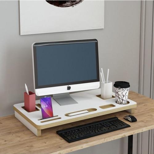 Monitör Standı Masa Düzenleyici  Monitör Yükseltici Masa Rafı  Dizüstü Bilgisayar Sehpası