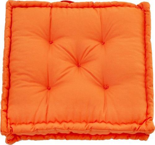 Fransız Yer Minderi 60X60 Puf Turuncu