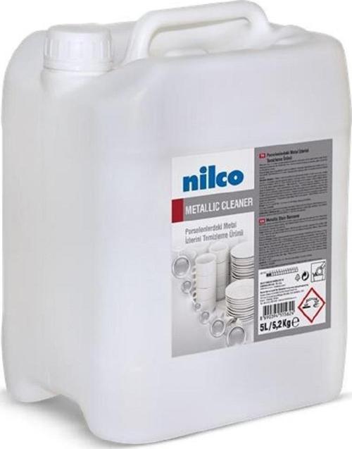 Nilco METALIK CLEANER 5LT/5,2KG PORSELENLERDE OLUŞAN METAL İZLERİ TEMİZLEME ÜRÜNÜ