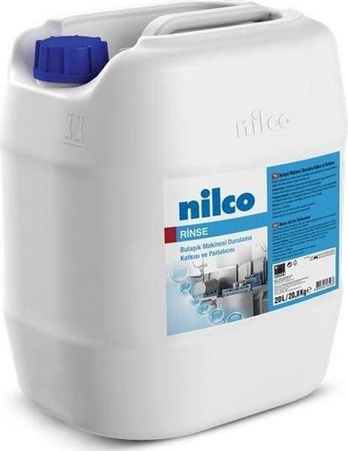 Nilco RINSE 20 L/20,2 KG ORTA VE SERT SULARDA ETKİLİ BULAŞIK MAKİNESİ DURULAMA ÜRÜNÜ