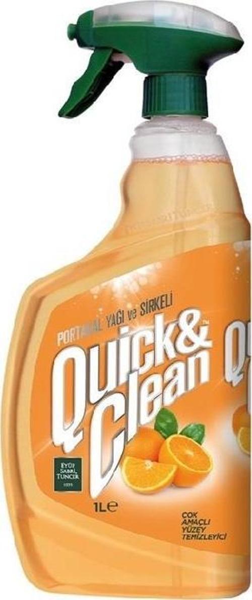 QUİCK CLEAN  YÜZEY TEMİZLEME PORTAKAL YAĞLI KÖPÜK 1 LİTRE MUTFAK