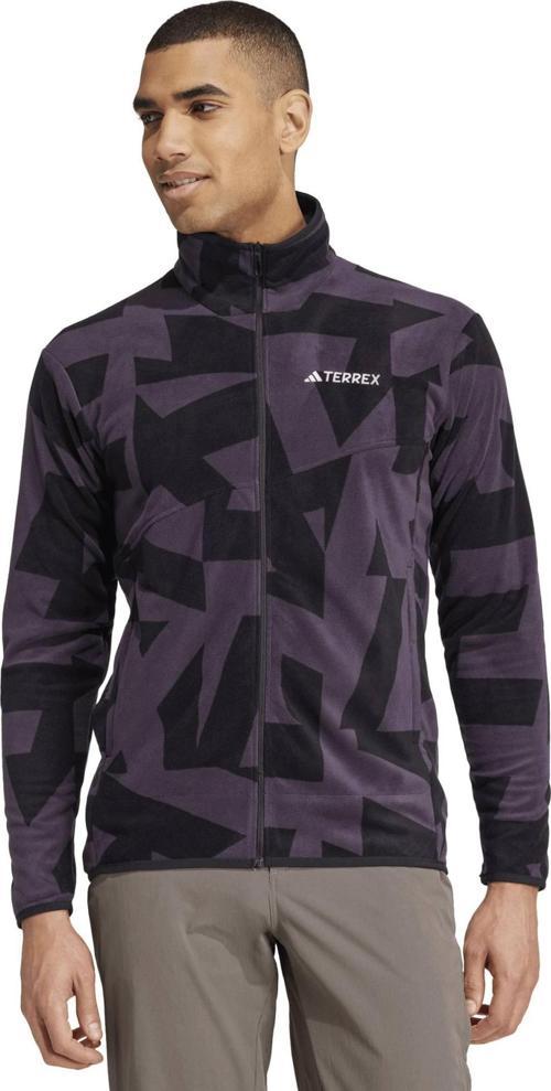 IX7721-E adidas Mt Terrex Aop Fz Fl Erkek Ceket Mor