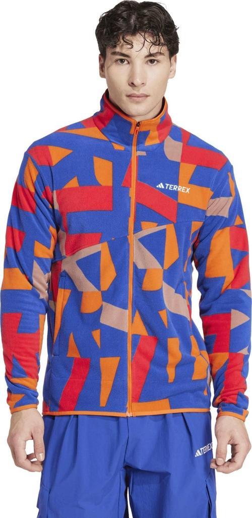JE3917-E adidas Mt Terrex Aop Fz Fl Erkek Ceket Mavi