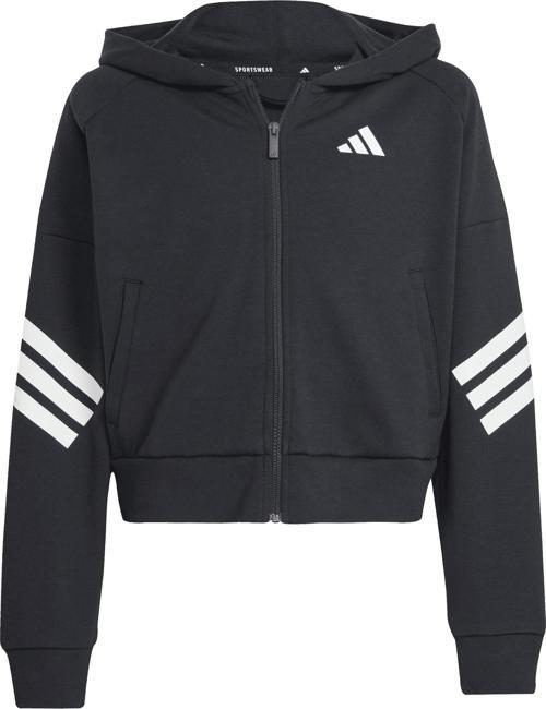 JJ4847-C adidas Jg Fı 3S Fz &amp;Ccedil;ocuk Ceket Siyah