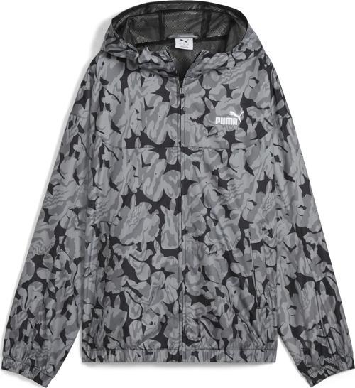 629905-01 Puma Ess Nature 2.0 Relaxed Kadın Yağmurluk-R&amp;uuml;zgarlık Gri