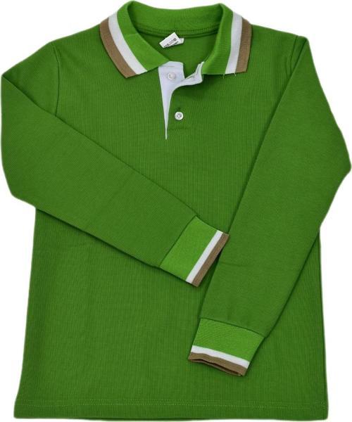 Kolej Polo Yaka Selanik Sweatshirt Yeşil İMM BGL-IMS-O