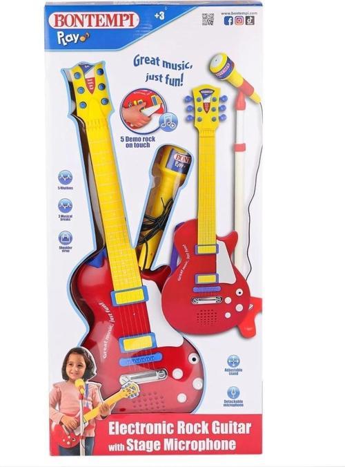 45832 Elektronik Gitar Ayaklı Mikrofon Müzik Seti -Sunman