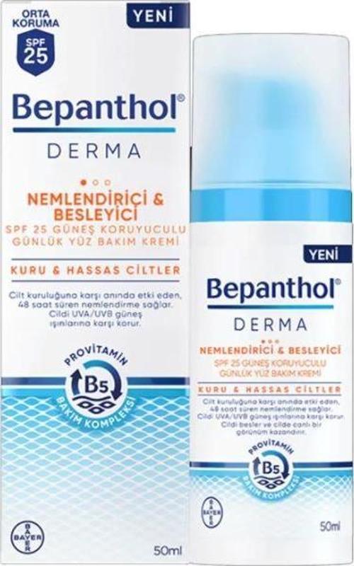 Derma Nemlendirici Besleyici SPF25 Yüz Bakım Kremi 50ml