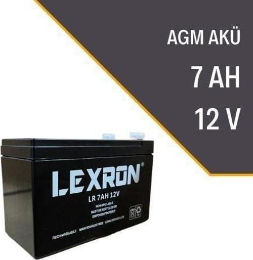 7AH 7 A Amper12V KURU TİP AKÜ