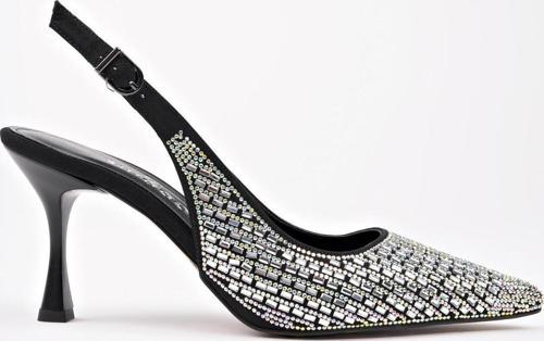 JEWELLERY Kadın Sivri Burun Arkası Açık Günlük Klasik Topuklu Abiye Ayakkabı