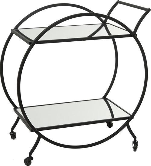 Dorka Siyah Metal Servis Arabası