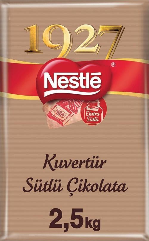 Nestlé 1927 Kuvertür Sütlü Çikolata 2.5Kg