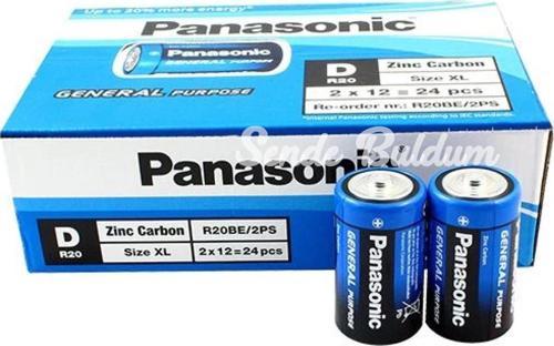 Panosonic Büyük Boy D Pil 24 Lü Paket