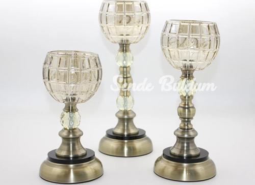 Cam 3lü Şamdan Alk3176