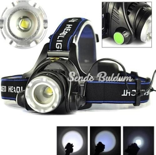 Led Kafa Feneri 2000lm Xml T6 2000 Lumens 3 Modlu
