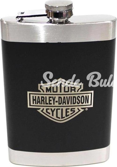 Harley Davidson Matara 9 Oz (270 Ml) Içki Viski Konyak Matarası