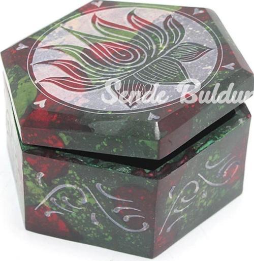 Obsidian Taşı Kutu Ksk2237