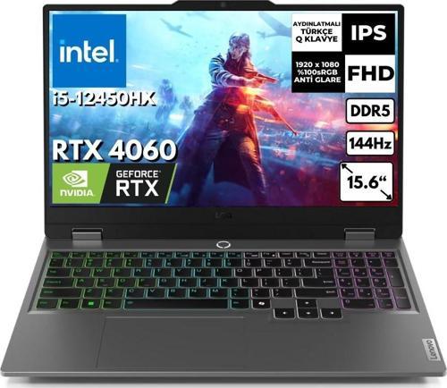 LOQ 15IAX9 83GS00PHTR i5-12450HX 32GB 1TB SSD 8GB RTX4060 (105W) 15.6" 144Hz FreeDOS K14