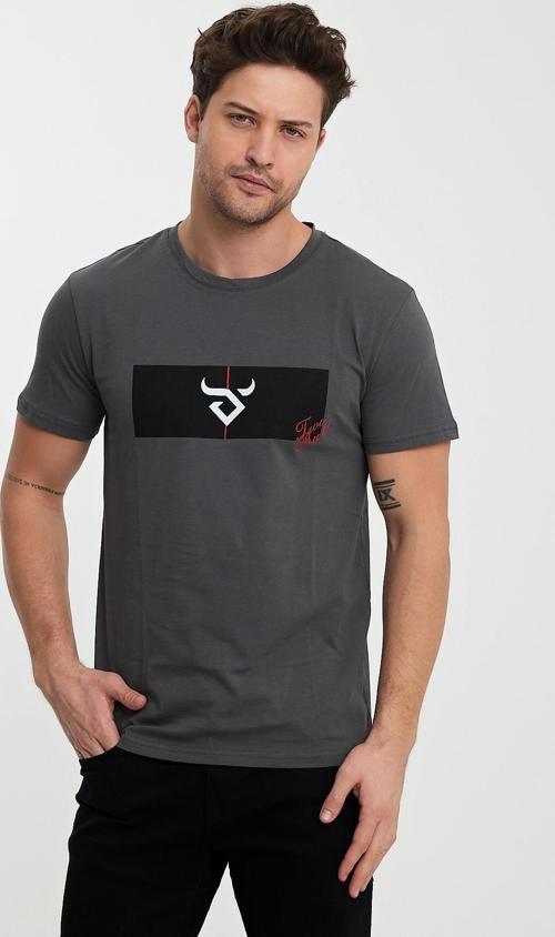 DENVER Erkek Tişört Füme