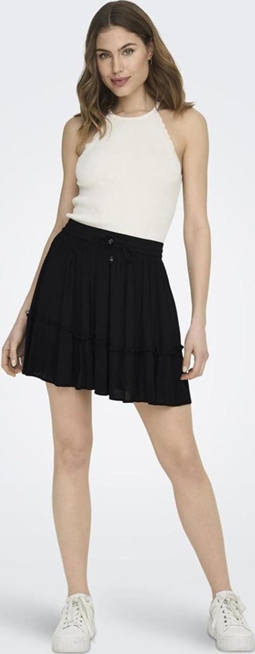 ONLIBIZA LIFE  SHORT SKIRT WVN NOOS 15219931 SİYAH