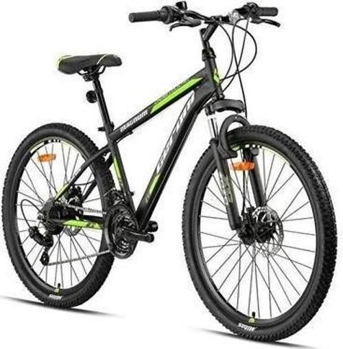 MAGNUM - 24  - MTB - 14' - 21 Vites - M.Disc - Mat Siyah-Yeşil/Gri