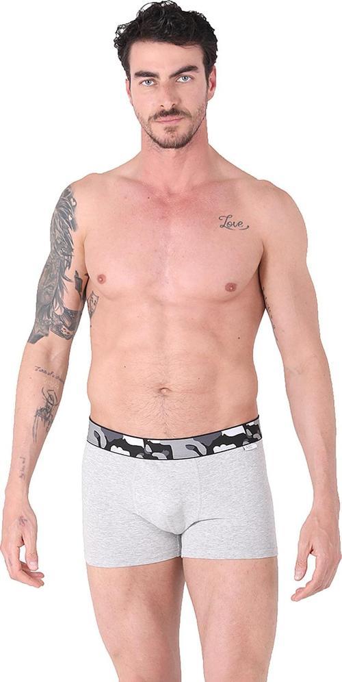 2li Kamuflaj Boxer SİYAH-GRİ
