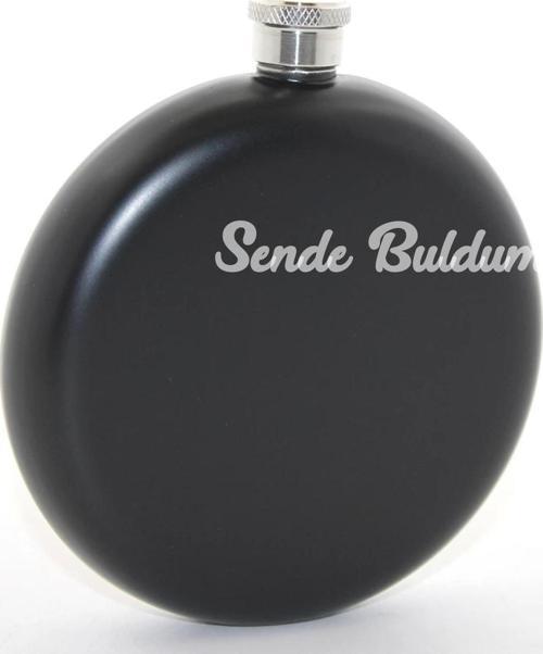 Paslanmaz Çelik Yuvarlak 8 Oz Tekli Matara Alk2679