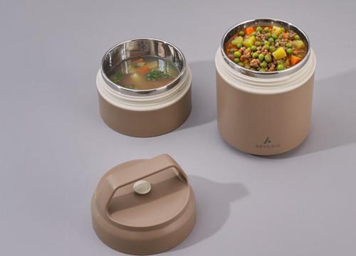 Bento Lunch Box Yemek Termosu Katlı Haki 620 Ml Ar262252