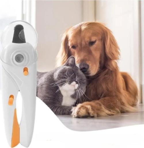 Led Işıklı Kedi Köpek Tırnak Makası Törpü Set Paslanmaz Çelik Uçlu Pati Bakım Makası Pense