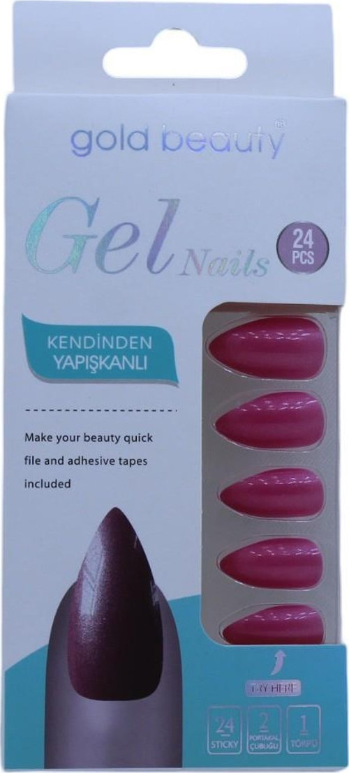 Gel Nails Kendinden Yapışkanlı Takma Tırnak 24'lü