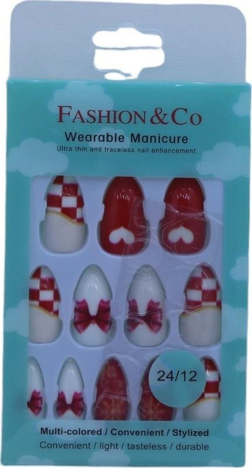 Fashıon&Co Takma Tırnak 12'li (Yapışkanı İçerisinde)