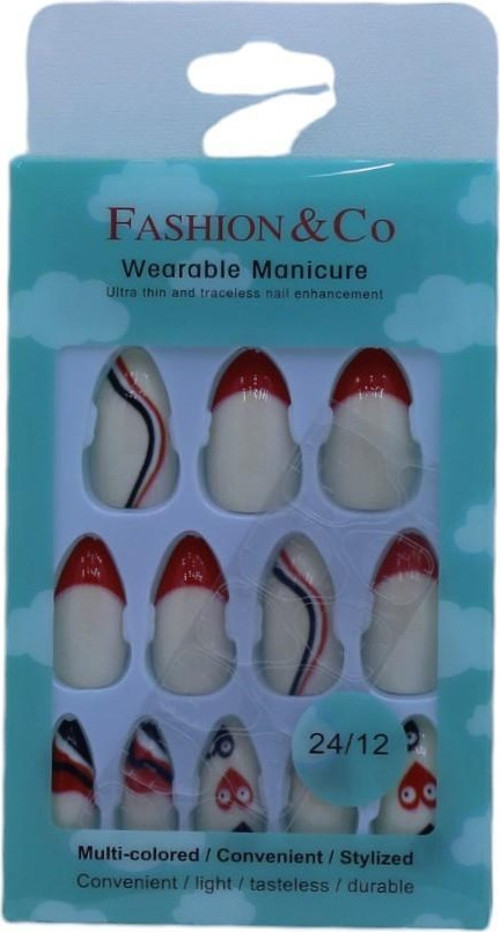 Fashıon&Co Takma Tırnak 12'li (Yapışkanı İçerisinde)