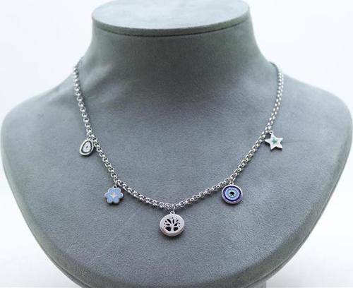 Gls Çelik Kolye 1056