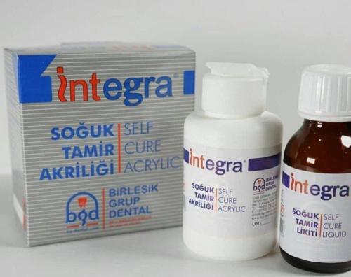 Beyaz Renk Diş Hekimliği Fakültesi Öğrencileri Için Soğuk Tamir Akriliği 80 gr Akrilik 50 ml Likit