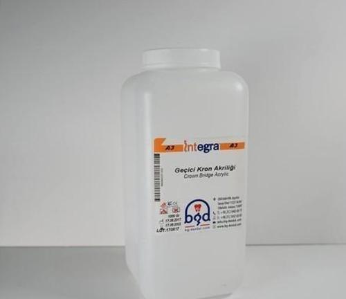 Integra Geçici Kron Akrilik Diş Fakültesi Öğrencileri Tüm Tamir Işlem Için Akrilik 450 gr