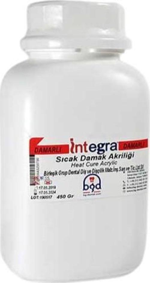 İntegra Sıcak Damak Pembe Akrilik 120 gr Diş Fakültesi Öğrencileri & Tüm Tamir İşlem, İçin Akrilik