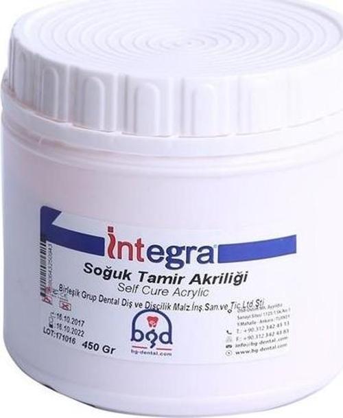 Integra Soğuk Tamir Akriliği & Diş Hekimliği Fakültesi Öğrencileri ve Tamir Işleri Için 450 gr