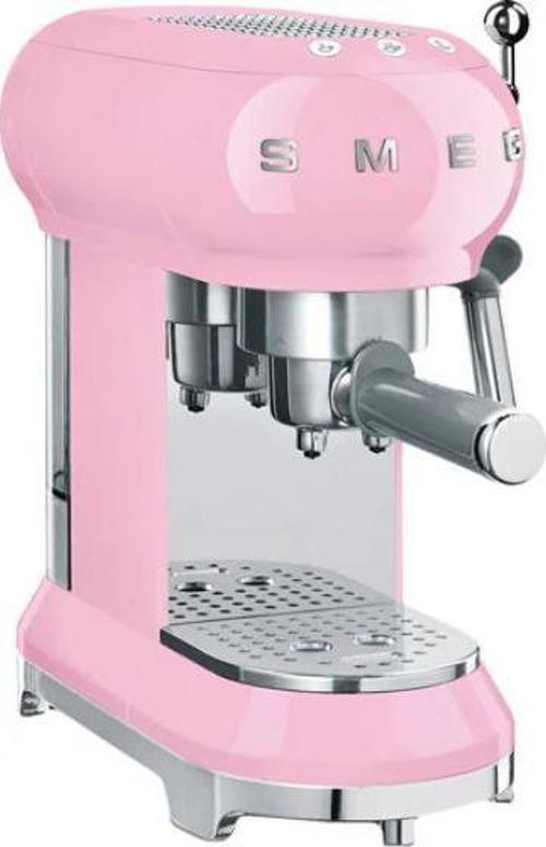 ECF01 Retro Espresso Kahve Makinesi Pembe