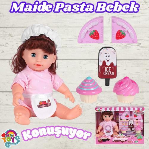 Maide Pasta Yiyor - Türkçe Konuşan Maide Et Bebek - Konuşan Bebek - Maide Bebek - Maide Pasta Bebek 