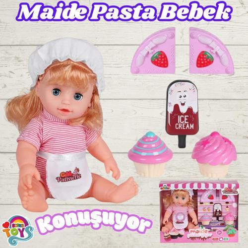 Maide Pasta Yiyor - Türkçe Konuşan Maide Et Bebek - Konuşan Bebek - Maide Bebek - Maide Pasta Bebek 