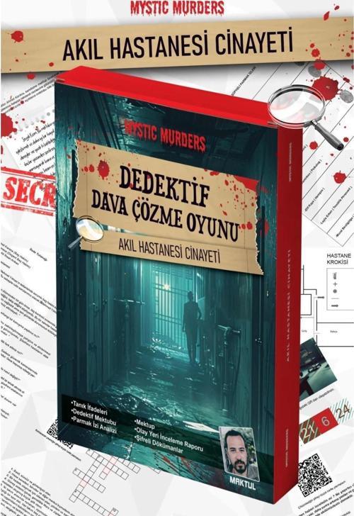 Akıl Hastanesi Davası Dedektif Oyunu - Dava Çözme Oyunu - Suç Çözme Oyunu - Cinayet Oyunu Cinayet Çö