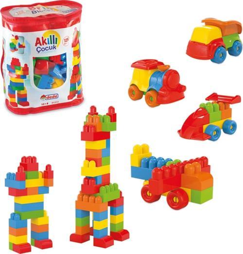 Akıllı Çocuk (125 Parça) - Büyük Parça Lego - Lego Setleri - Bloklar - Bebek Lego